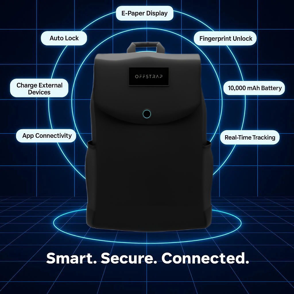 Offstrap Trail 1.0- The World's First Truly Smart Backpack